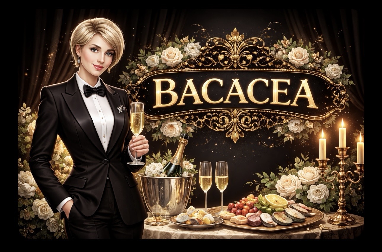 Alexandra enjoying an elegant evening